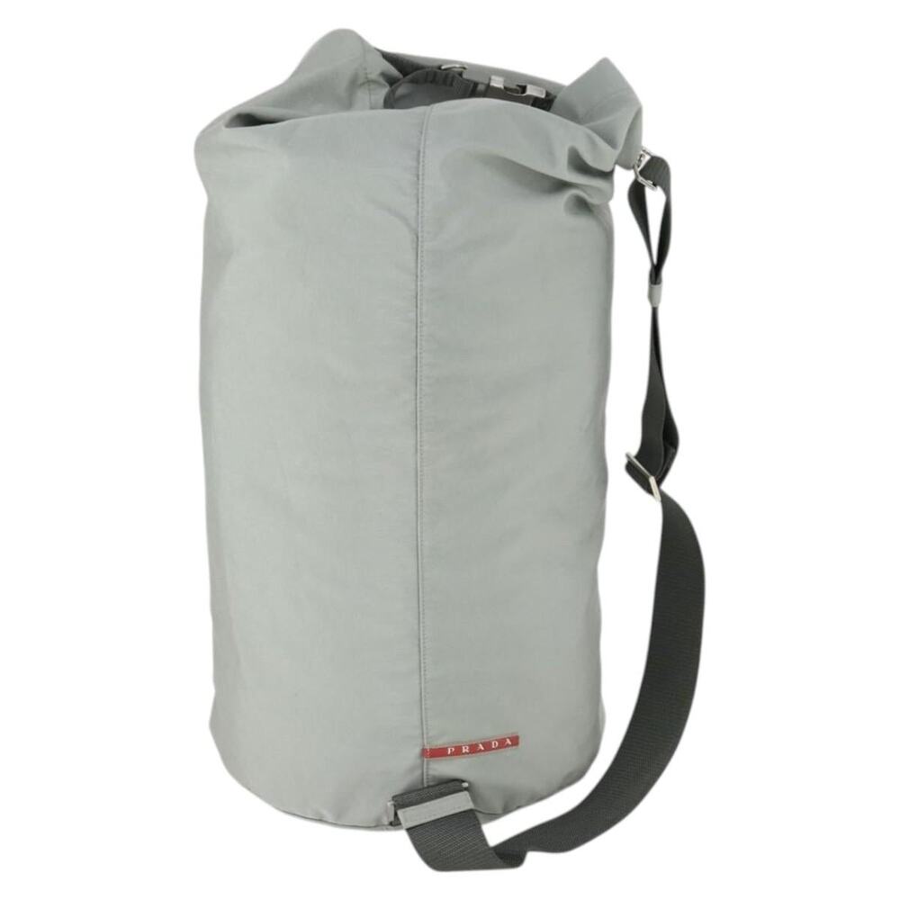 Prada Canvas Sports Shoulder Bag Gray